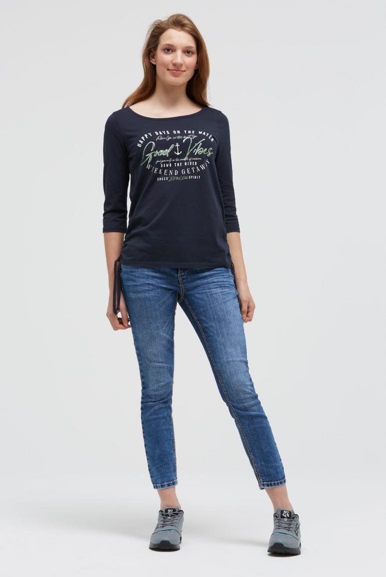 блуза blue navy