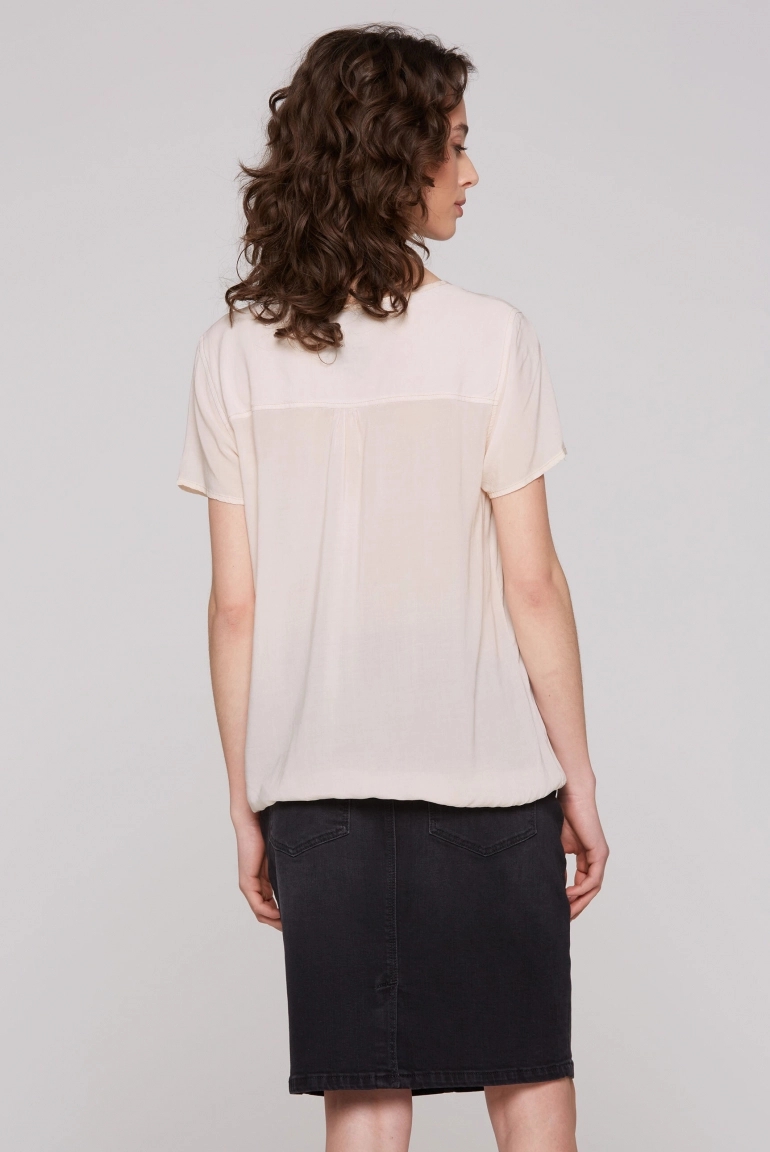 футболка milky beige