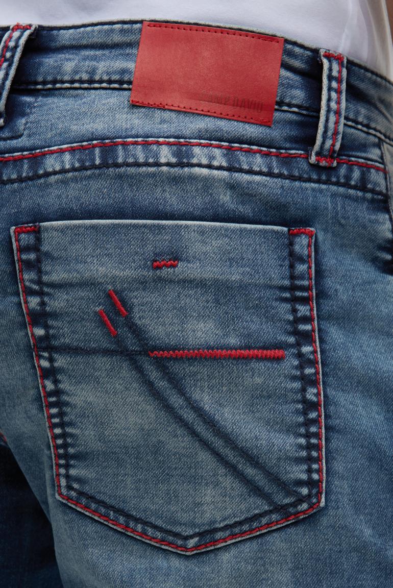 джинсы NI:CO:R611 light vintage print jogg