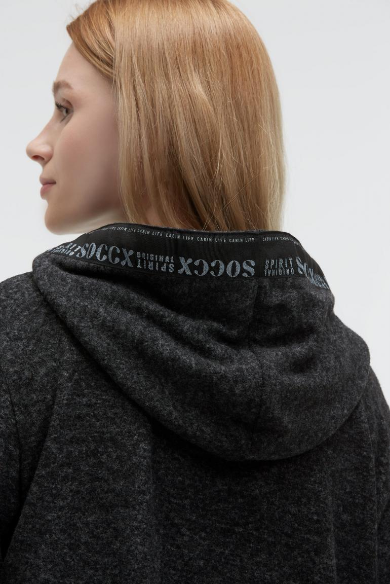 худи black melange