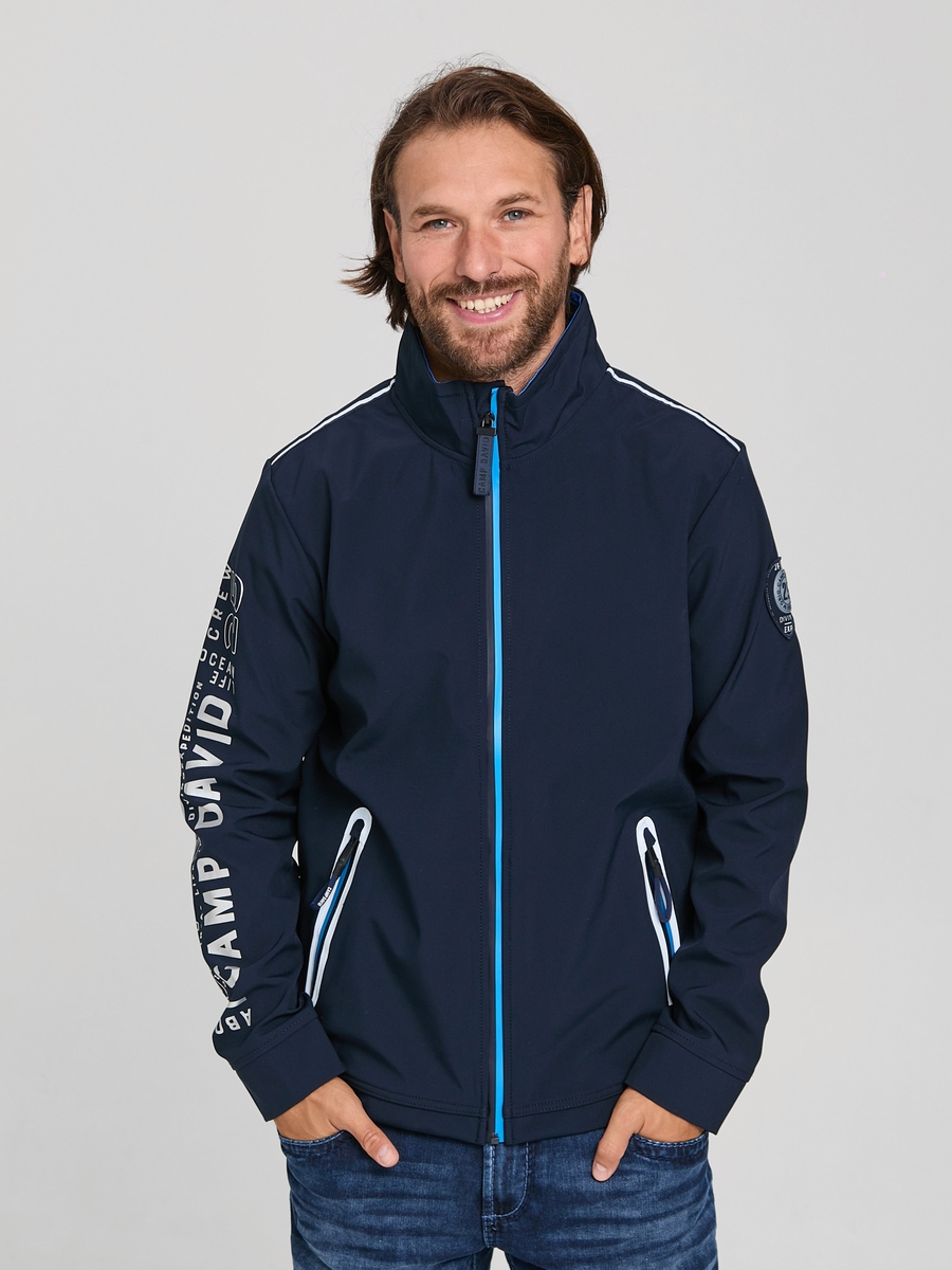 куртка softshell blue navy