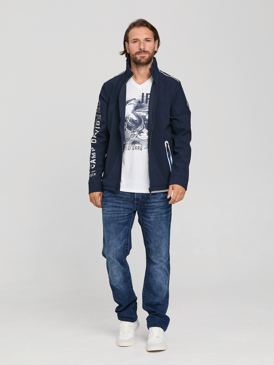 куртка softshell blue navy