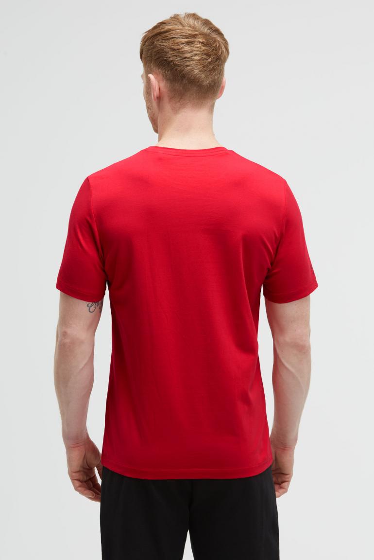 футболка bright red