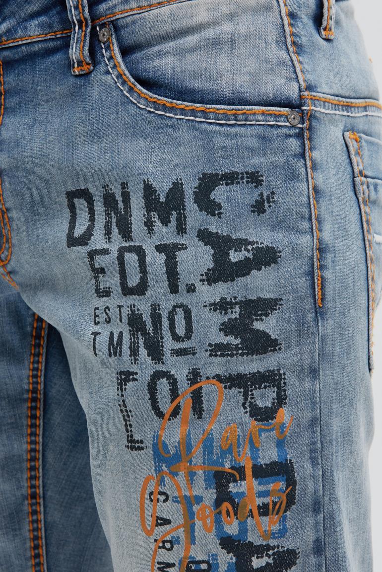 джинсы  CO:NO:C622 vintage blue print