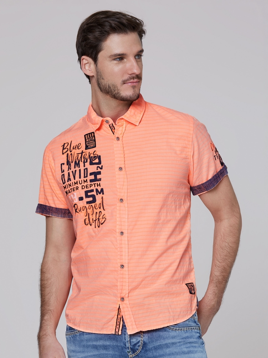 рубашка neon orange