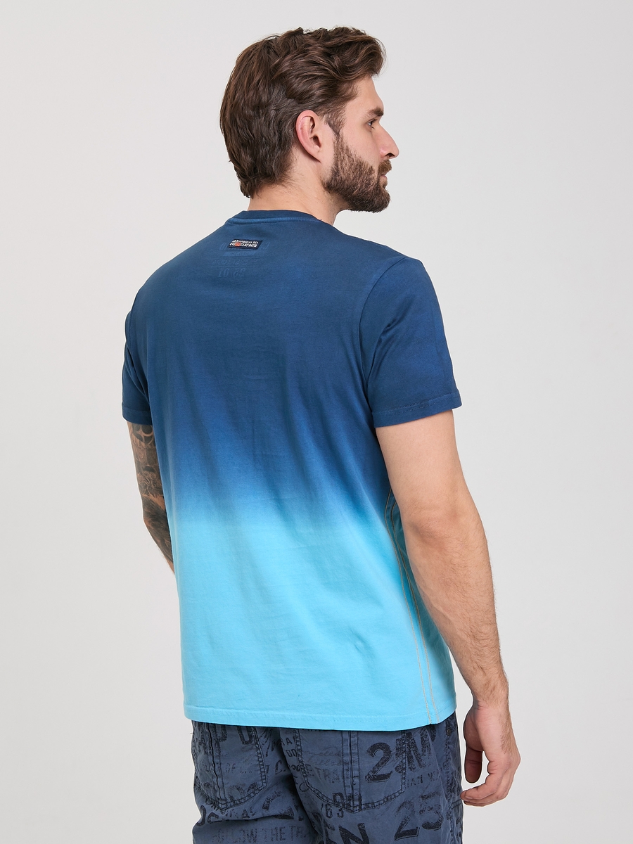 футболка blue navy / summer aqua
