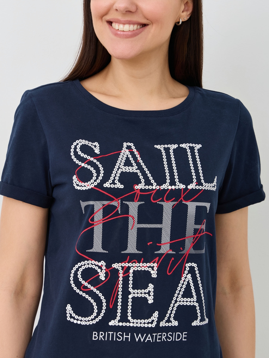 футболка blue navy