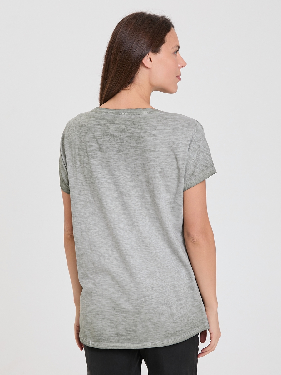 футболка oversize sage green