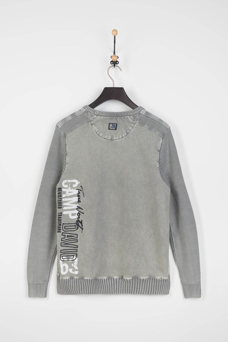 пуловер polo grey