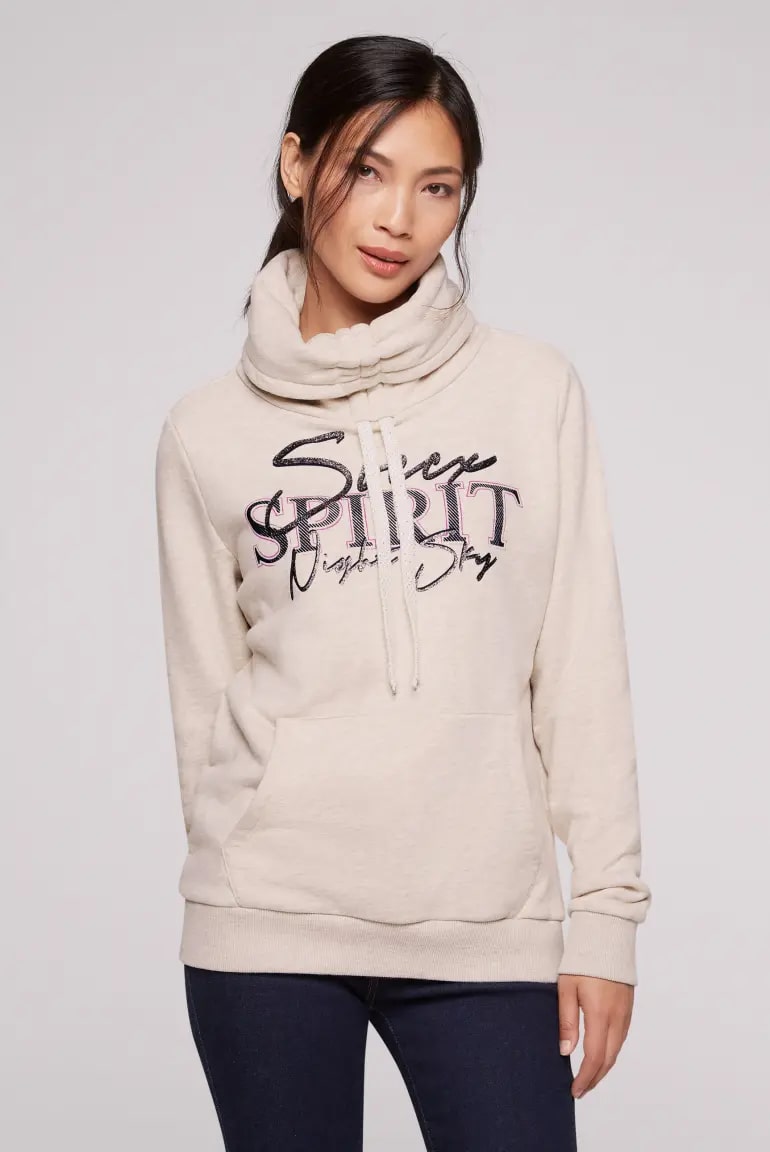 свитшот faded beige mel.
