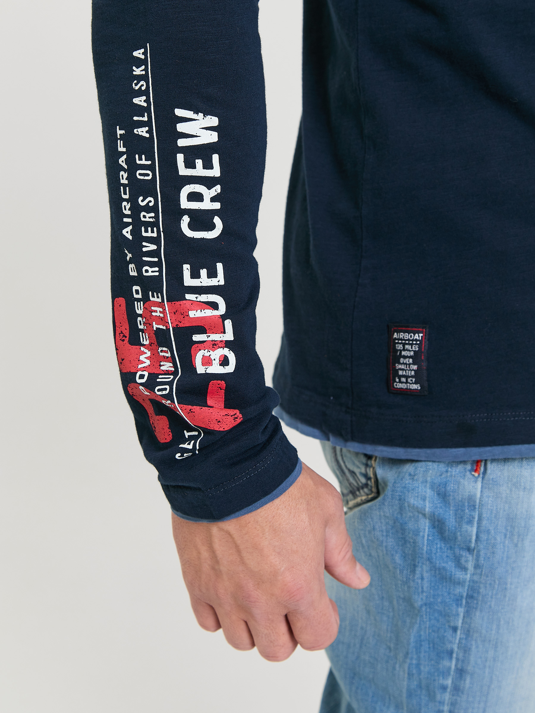 лонгслив frozen navy