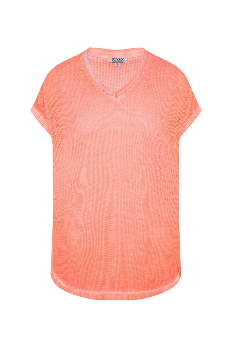 пуловер electric orange