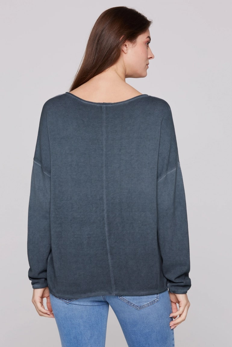 pullover oversize blue navy