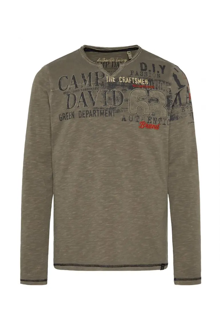 лонгслив medium khaki