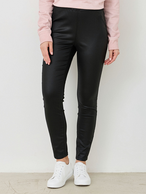 джинсы PI:A:jeggins black waxed