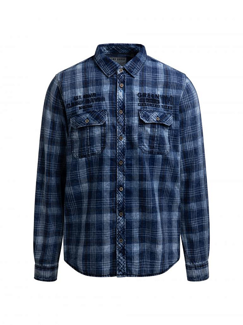 рубашка concrete indigo