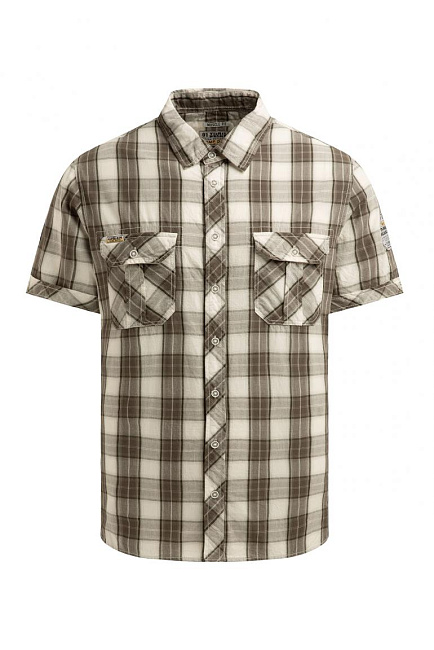 рубашка muscle fit dark wood