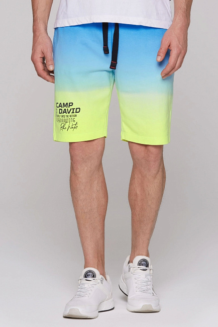 шорты трик. dip dye electric yellow