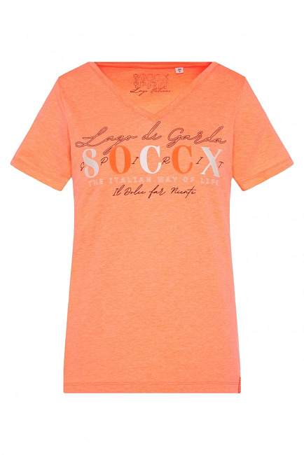 футболка electric orange