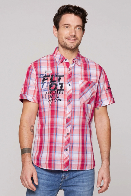 рубашка nautical red