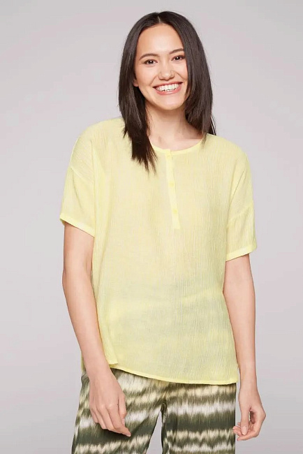 блуза oversize faded yellow