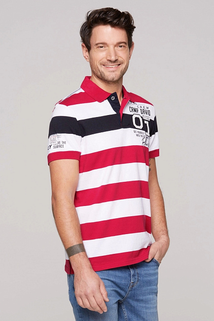 поло nautical red