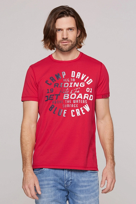 футболка nautical red