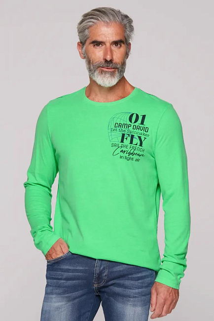 лонгслив electric green