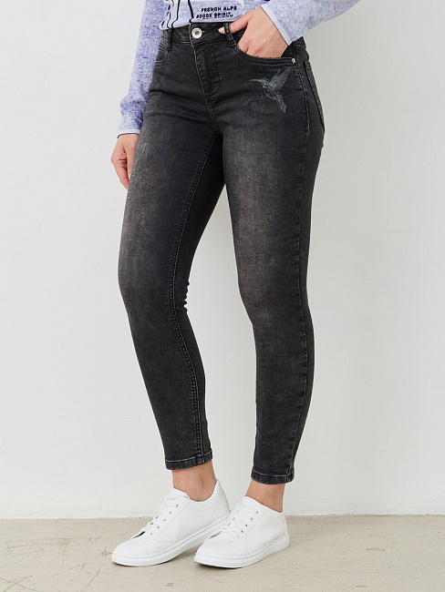 джинсы MI:RA:S125 grey printed