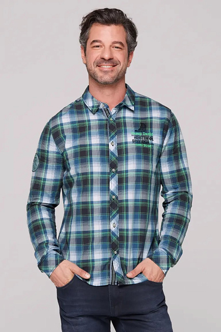 рубашка electric green