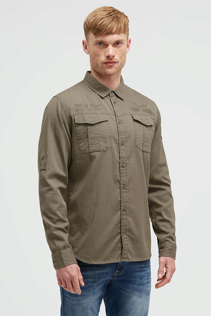рубашка vintage khaki
