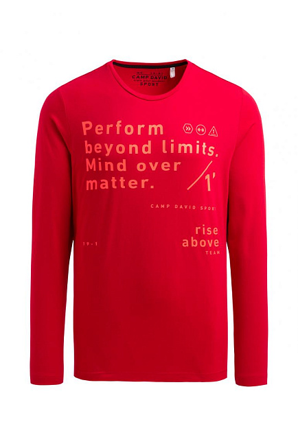 лонгслив bright red