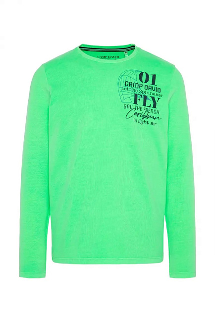 лонгслив electric green