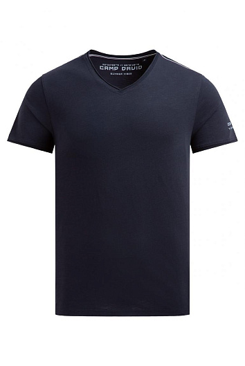 футболка v-neck blue navy