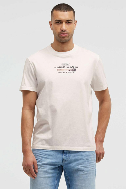 футболка relaxed fit ivory