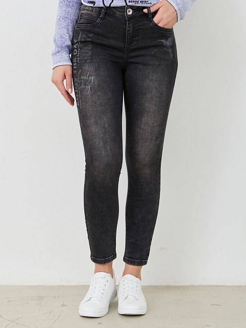 джинсы MI:RA:S125 grey printed