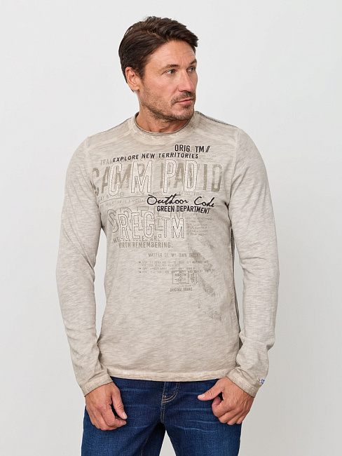 лонгслив fossil brown