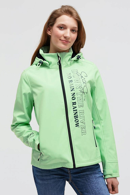 куртка softshel milky green