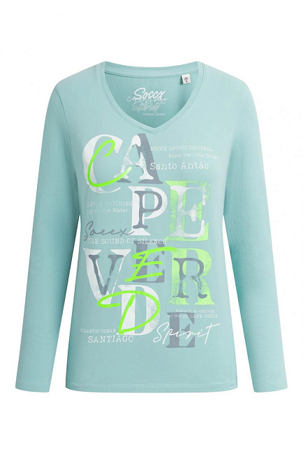 лонгслив misty mint