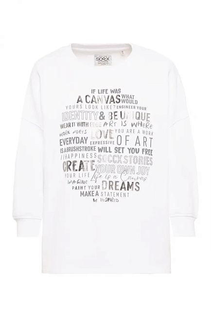 свитшот oversize opticwhite