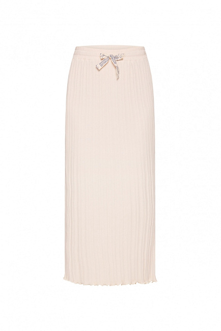 юбка длин. milky beige