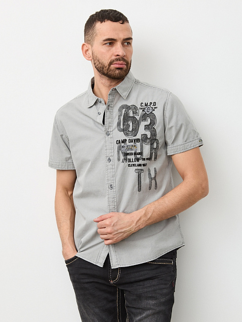 рубашка polo grey