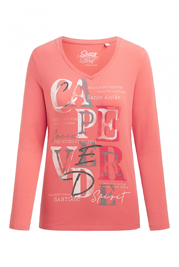 лонгслив apricot sunset