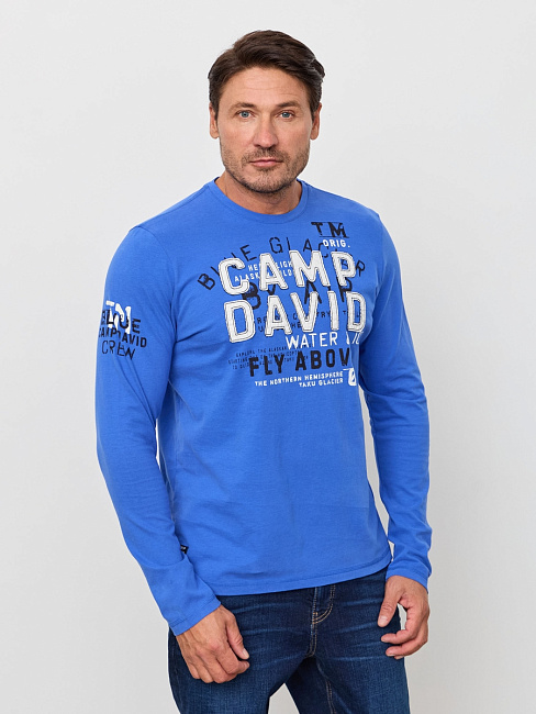 лонгслив strong blue