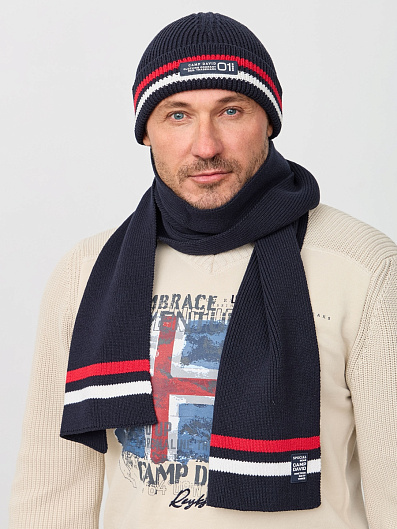 шарф blue navy