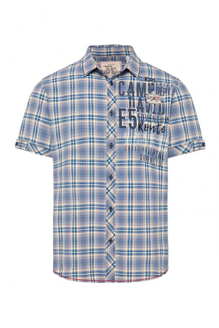 рубашка yellow / blue