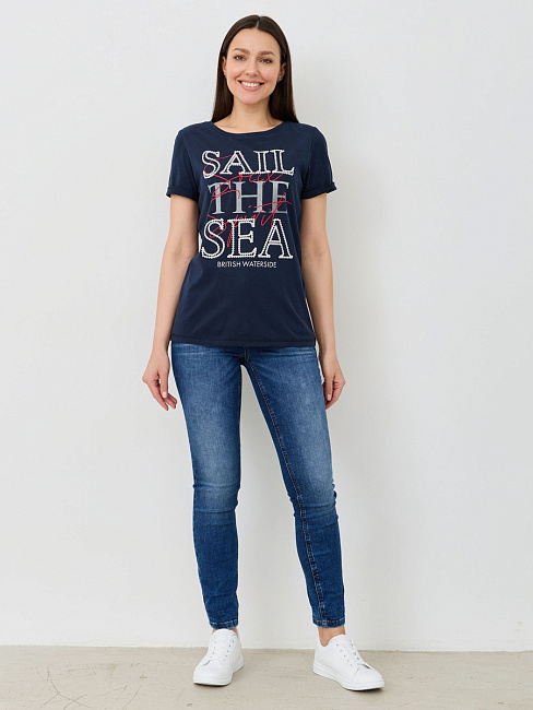 джинсы MI:RA:S125 leoprint blue vintage