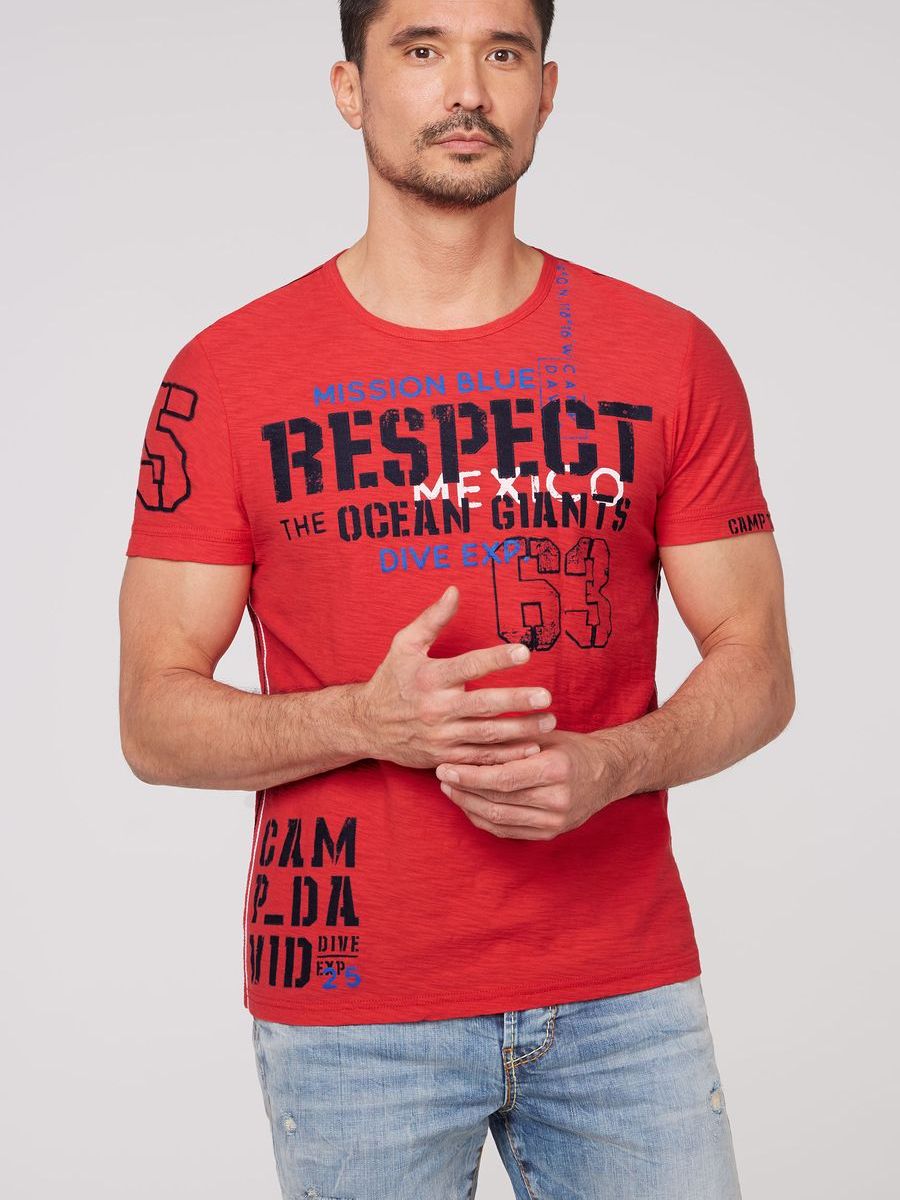 футболка shark red